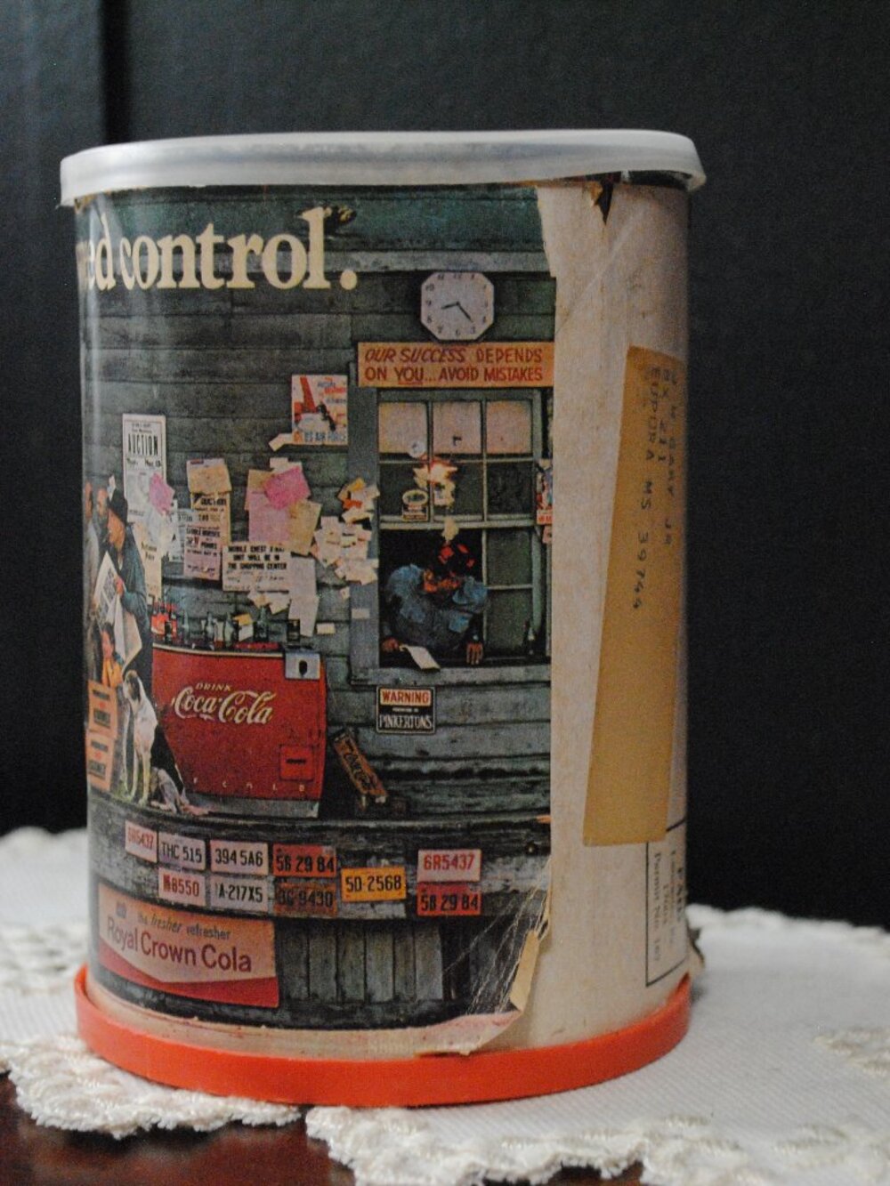 Vintage 1970s Dupont Agriculture Puzzle in a Can